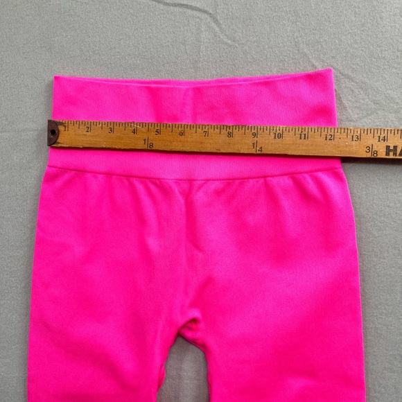 Womens Joy Jab Hot Pink Nylon Blend Athletic Leggings Size S - Picture 4 of 8